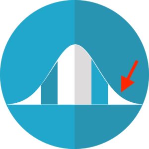 A bell curve graph showing PC magazine popularity tanking