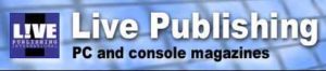 The Live Publishing logo in all its early 2000s Photoshop glory